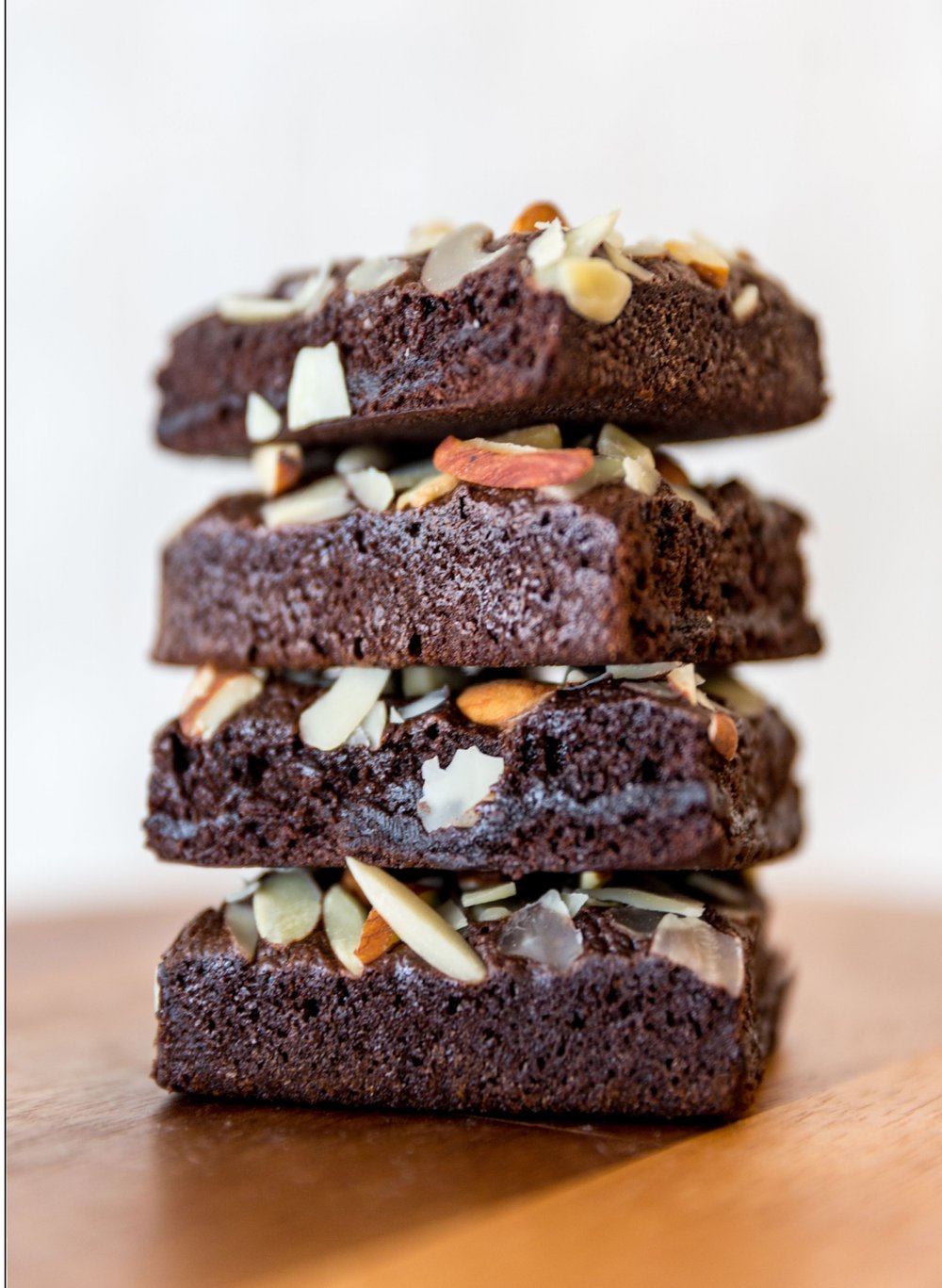 Page 6 — full-bleed chocolate brownie photo